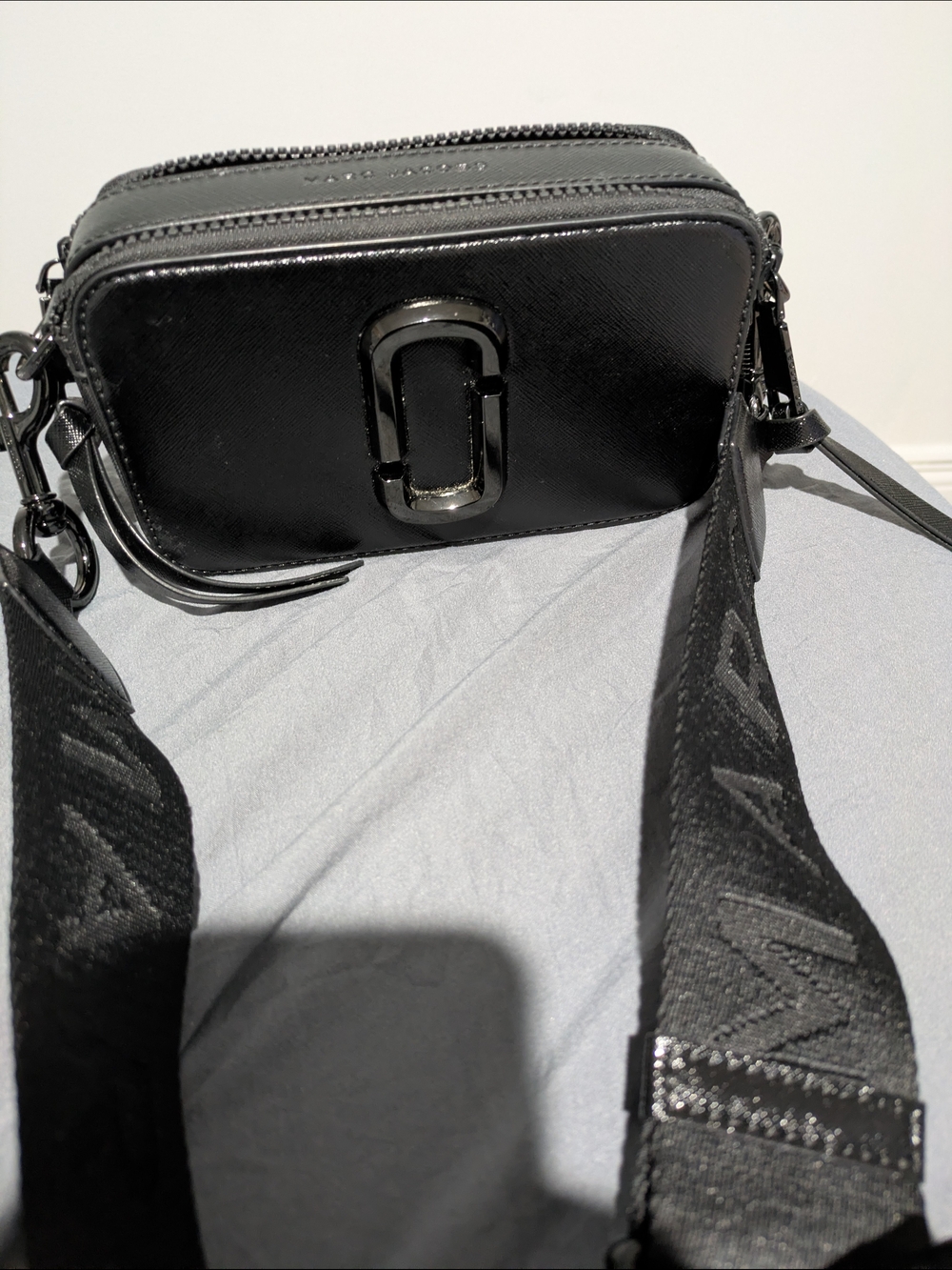 Marc Jacobs Black Snapshot Crossbody Camera Bag